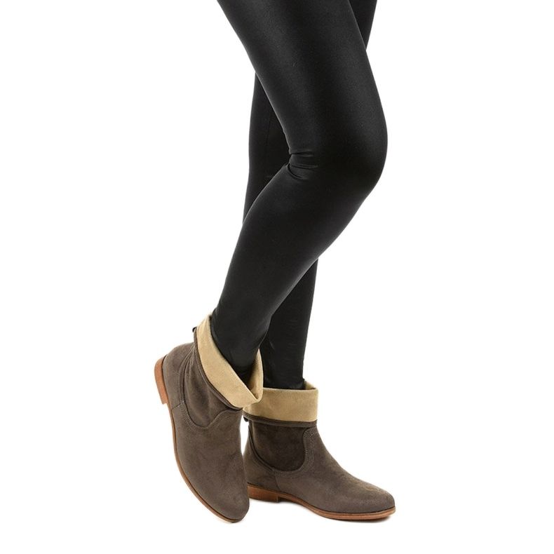 Khaki-mokkamaiset Islevine-liukukengät vihreä 1