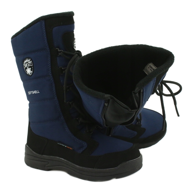 American Club Amerikkalaiset softshell -saappaat, joissa SN12 / 20 navy -kalvo musta tummansininen 4