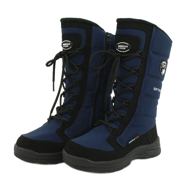 American Club Amerikkalaiset softshell -saappaat, joissa SN12 / 20 navy -kalvo musta tummansininen 3