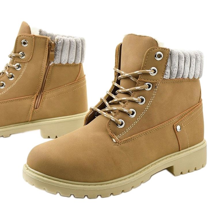 Brunstane -kamelinauhaiset saappaat monivärinen 1