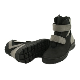 Mustat saappaat Mazurek 1351 -kalvolla harmaa 3