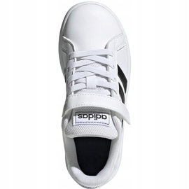 Lasten kengät adidas Grand Court C valkoinen ja musta EF0109 1