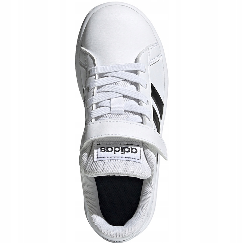 Lasten kengät adidas Grand Court C valkoinen ja musta EF0109 1