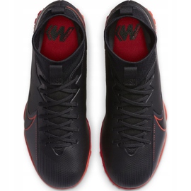 Nike Mercurial Superfly 7 Academy Tf Junior AT8143 060 jalkapallokengät musta musta 1