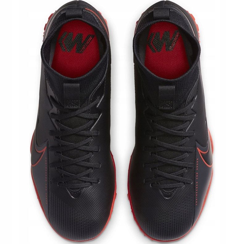 Nike Mercurial Superfly 7 Academy Tf Junior AT8143 060 jalkapallokengät musta musta 1