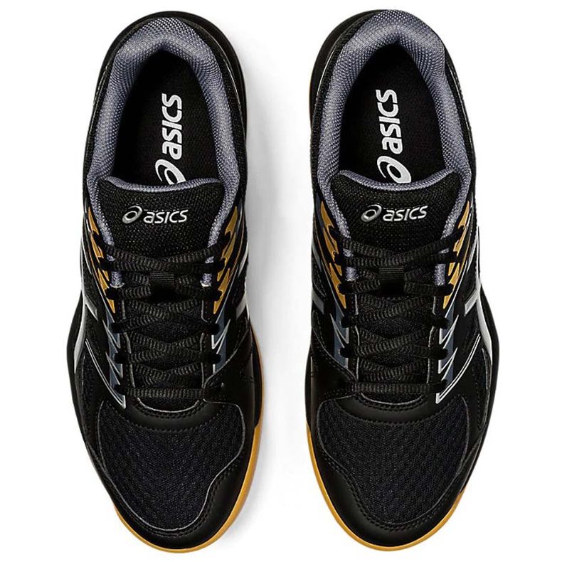 Asics Upcourt 4, mustat 1071A053 001 miesten lentopallokengät 1