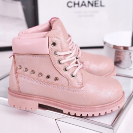 MSMG Lasten lämpimät saappaat, joissa nastat Pink Gonzo vaaleanpunainen 1