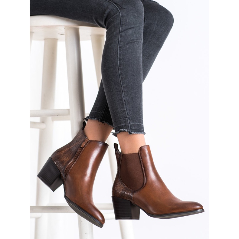 Muodikkaat Sergio Leonen saappaat ruskea 2