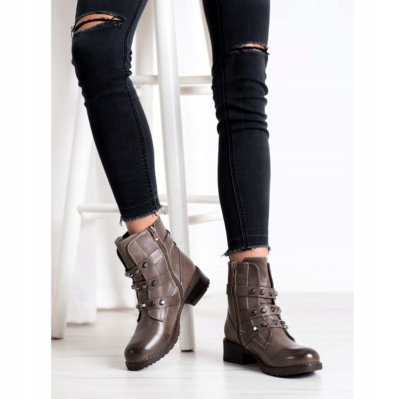 SHELOVET Lämpimät työntekijät koristeilla beige 1