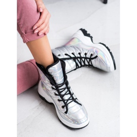 SHELOVET Mukavat Holo -lumisaappaat valkoinen monivärinen 2