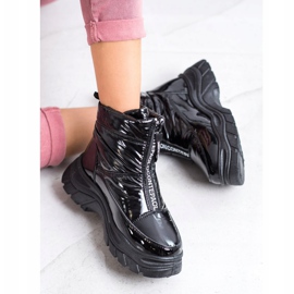 SHELOVET Lumisaappaat liukusäätimellä musta 1