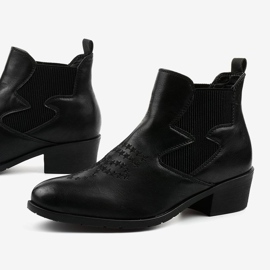 Mustat matalat cowboy -saappaat Fancyrootilta 1