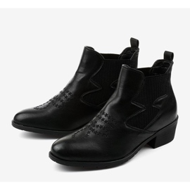 Mustat matalat cowboy -saappaat Fancyrootilta 2