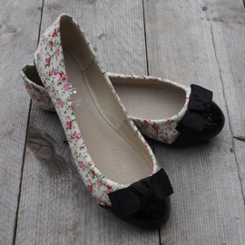 Ballerinat, joissa rusetti 6148 valkoinen 1