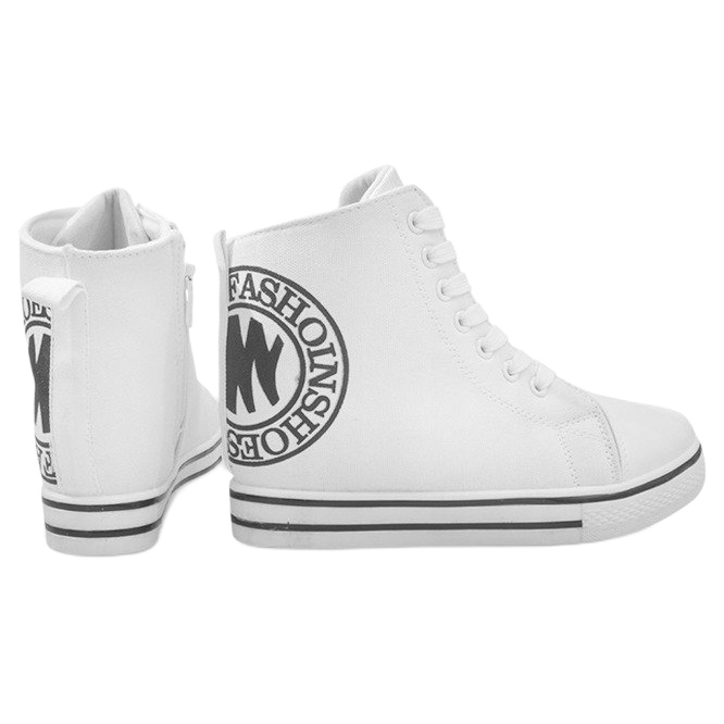 Muodikkaat lenkkarit LT1608 valkoinen 1