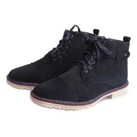 Korkealämmitteiset nauhakengät M589 Granat laivastonsininen 1