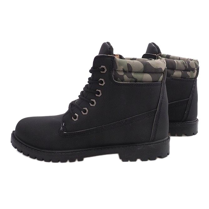 Eristetyt puukengät MD1710C musta 1