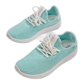 Vihreät H935-6 liukuvat urheilukengät 1