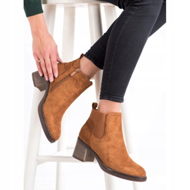 Seastar Suede korkokengät ruskea keltainen 1