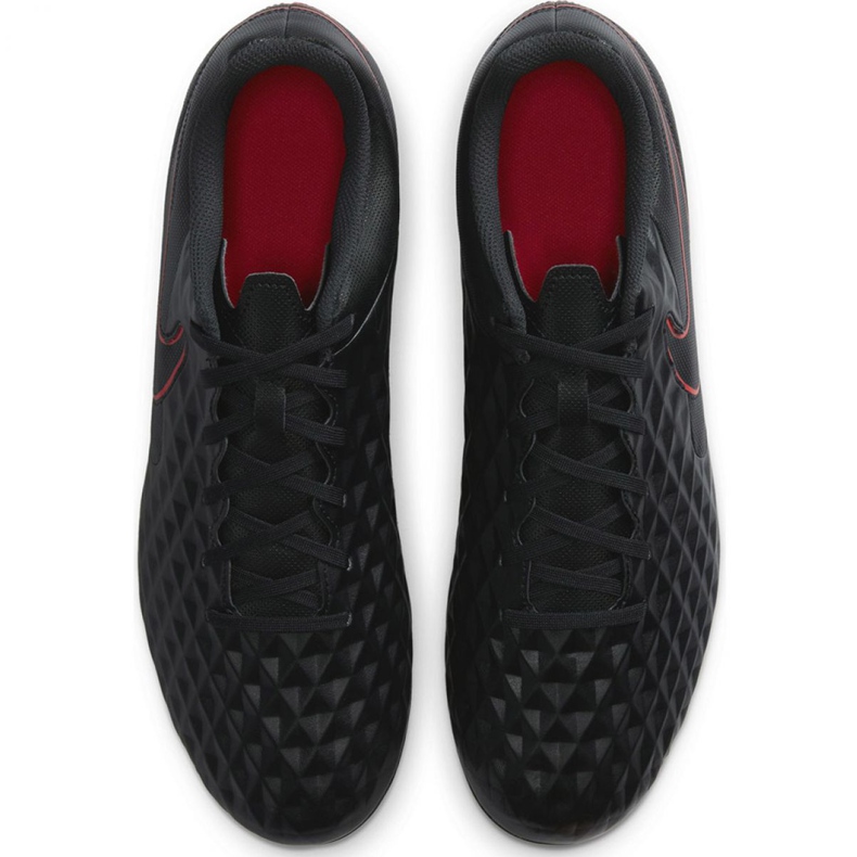 Nike Tiempo Legend 8 Club FG / MG M AT6107 060 jalkapallokengät musta, punainen, musta/hopea musta 1