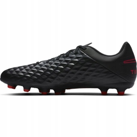 Nike Tiempo Legend 8 Club FG / MG M AT6107 060 jalkapallokengät musta, punainen, musta/hopea musta 2