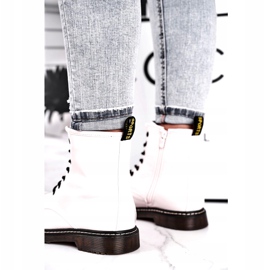 Evento Naisten saappaat, lakattu valkoiset saappaat 20BT35-3001 valkoinen 3