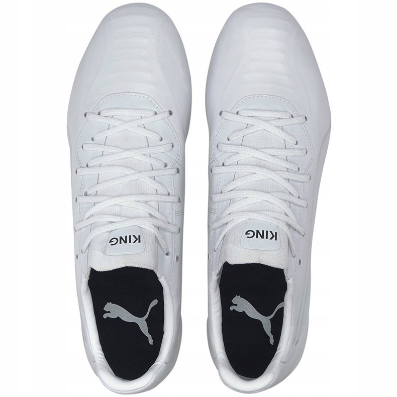 Jalkapallokengät Puma King Platinum Fg Ag valkoinen 105606 03 1