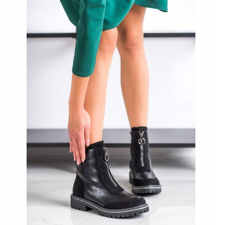 J. Star Lämpimät työntekijät liukusäätimessä musta 1