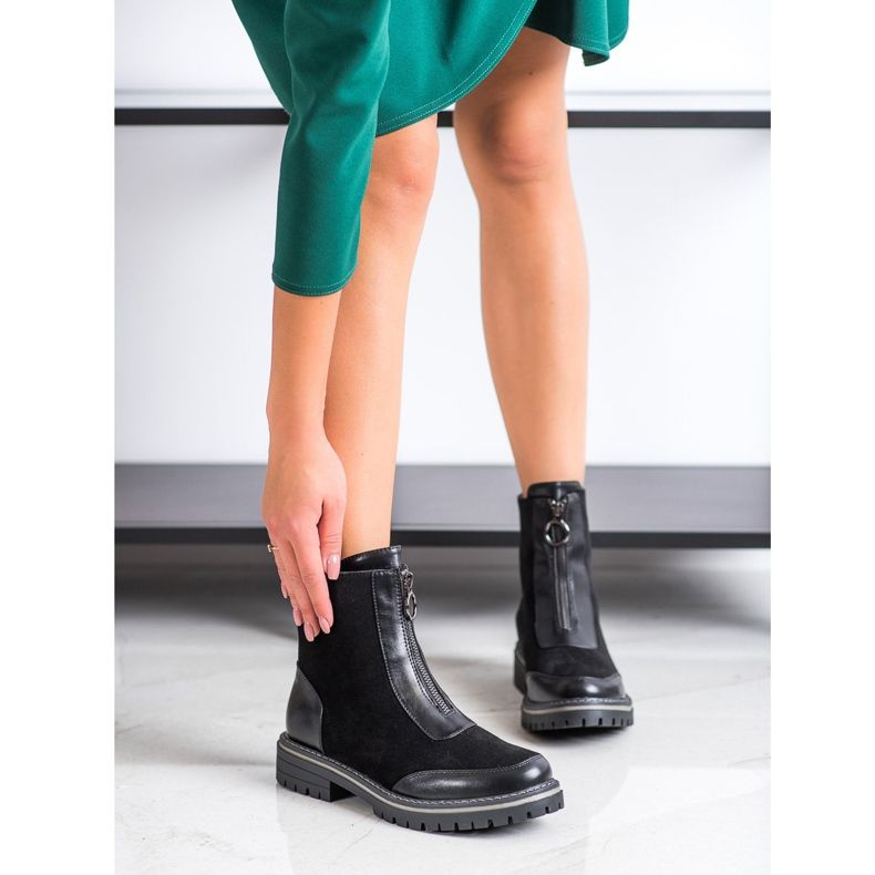 J. Star Lämpimät työntekijät liukusäätimessä musta 1