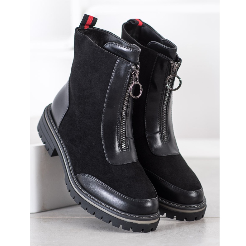 J. Star Lämpimät työntekijät liukusäätimessä musta 2