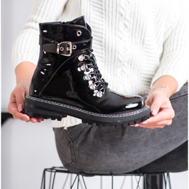 SDS Muodikkaita lakattuja ankkureita musta 2