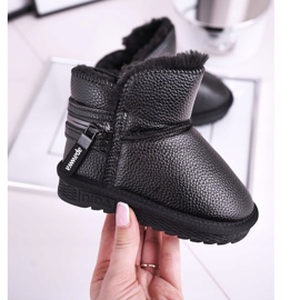 Apawwa Lasten mustat lämpimät lumisaappaat antavat lumen 2