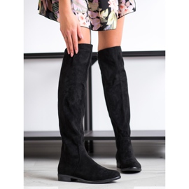 Sergio Leone Saappaat epäsymmetrisellä päällisellä musta 1