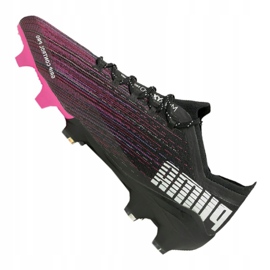 Jalkapallokengät Puma Ultra 1.1 Fg M 106044-03 musta, musta, pinkki musta 1
