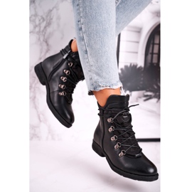 Naisten mustat lämpimät saappaat, joissa on kuutiometriä zirkonia Gisele 2