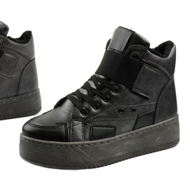 Eristetyt nilkkurit Riverview'ssa musta harmaa 1