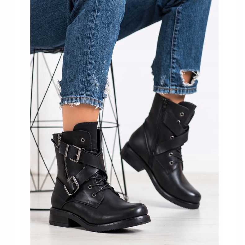 Kayla Klassiset työntekijät soljilla musta 2