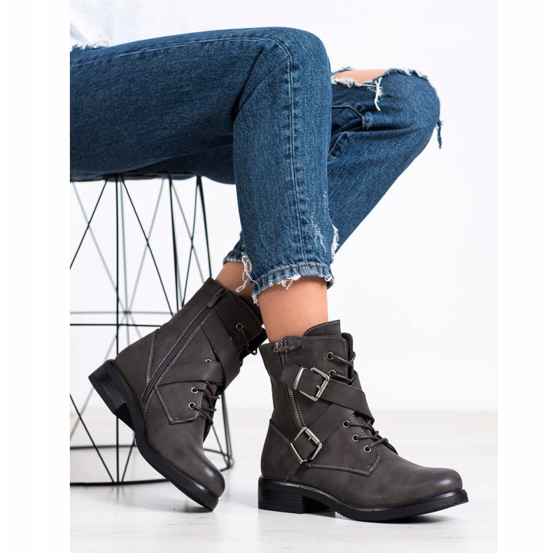 Kayla Klassiset työntekijät soljilla harmaa 2