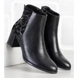 Sergio Leone Lämpimät kuviolliset saappaat musta 2