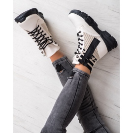 SHELOVET Lace-up-muotityöntekijät valkoinen musta 2