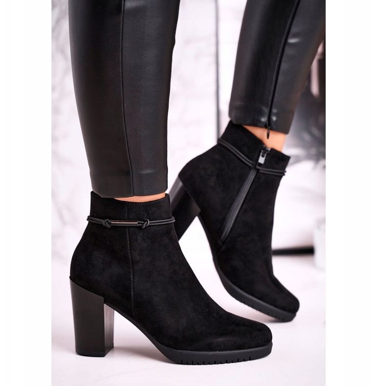 Saappaat kantapäässä Sergio Leone Suede Black BT306 musta 1