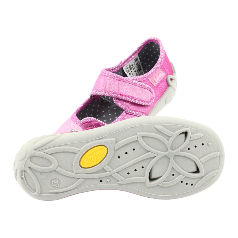 Befado lasten kengät 123X038 vaaleanpunainen hopea 5