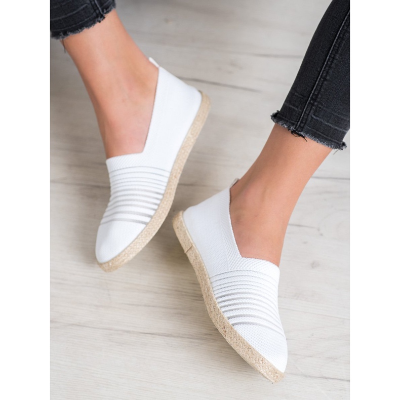 MCKEYLOR Slipony Espadrilles valkoinen 2