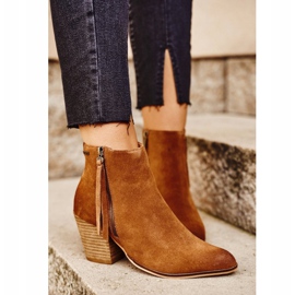 Big Star Suede saappaat GG274364 kameli ruskea 2