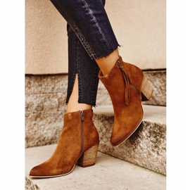 Big Star Suede saappaat GG274364 kameli ruskea 1