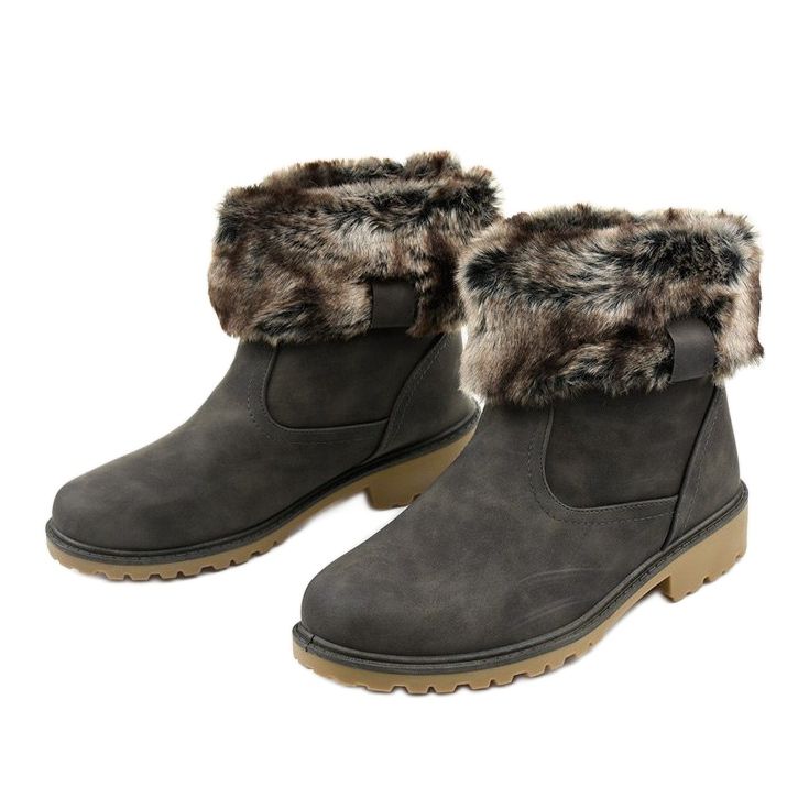 Giserellen harmaat naisten eristetyt saappaat 2