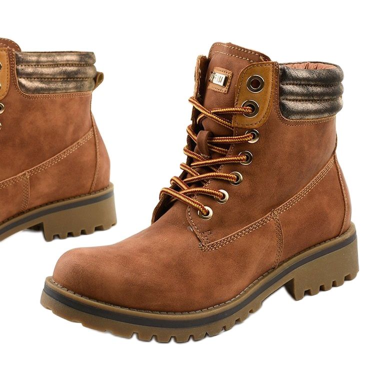 Kamelin nauhakengät, eristetty Halitta ruskea monivärinen 1