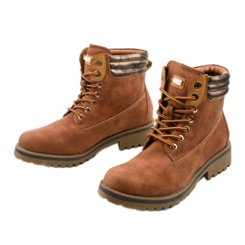 Kamelin nauhakengät, eristetty Halitta ruskea monivärinen 2