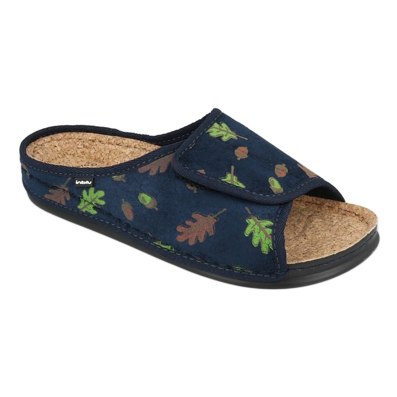 Inblu naisten kengät 155D115 laivastonsininen vihreä 1