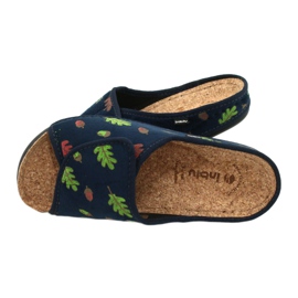 Inblu naisten kengät 155D115 laivastonsininen vihreä 5